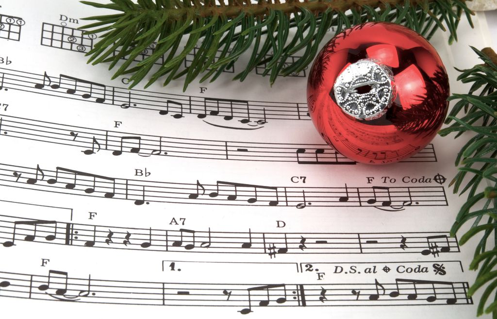 partitura de canción navideña