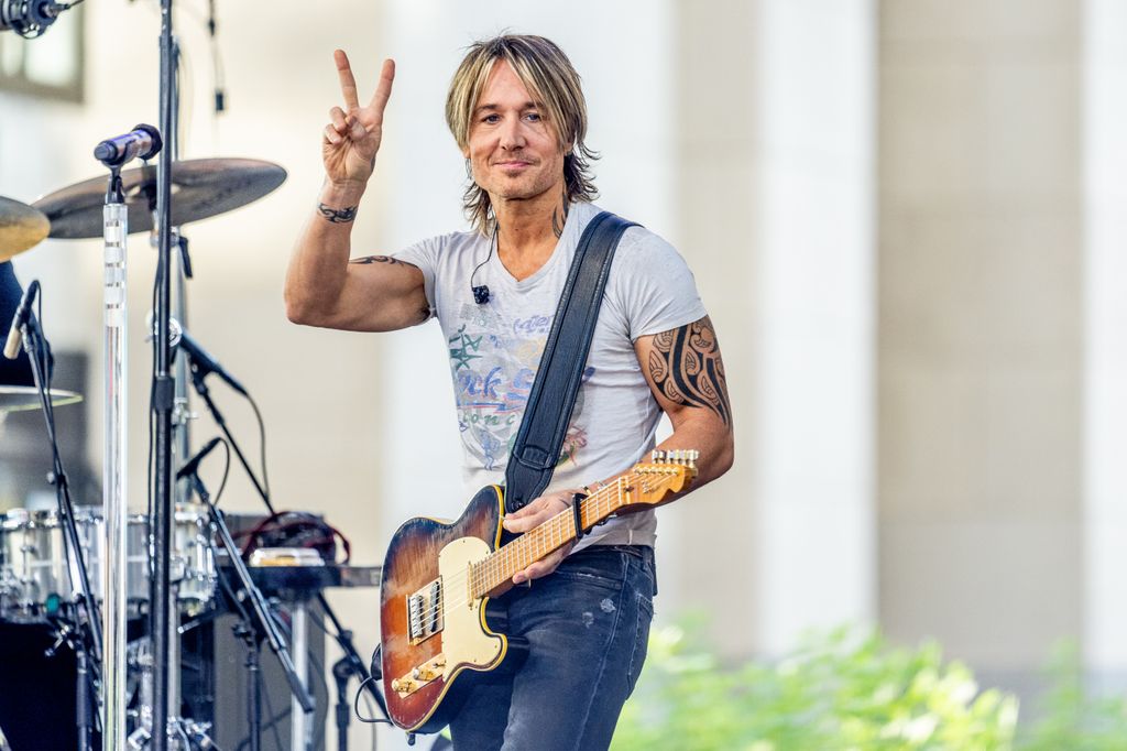 Keith Urban actuando en Nueva York en 2022