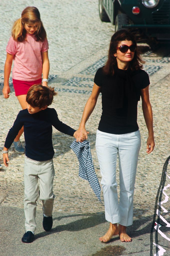 Jacqueline Kennedy en Grecia.