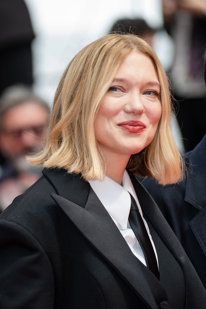 Lea Seydoux mantiene su maquillaje constante.