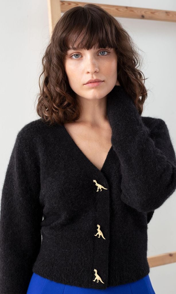 sweater de amp other stories con botones de dinosaurio