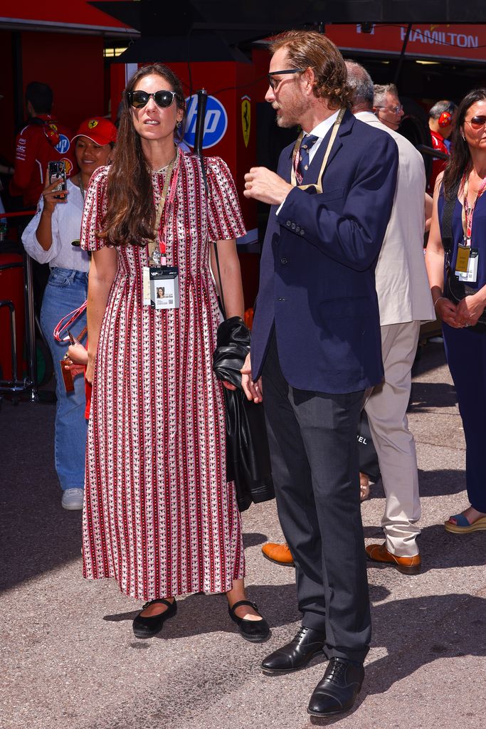 Tatiana Santo Domingo y Andrea Casiraghi en la Fórmula 1 de Mónaco 