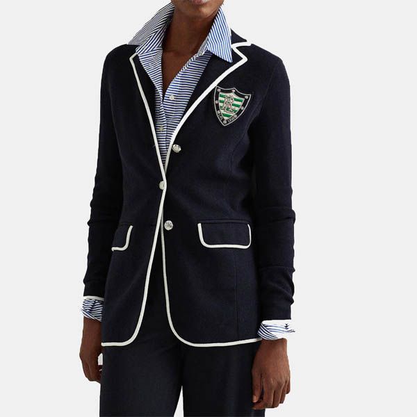 blazer entallada ralph lauren
