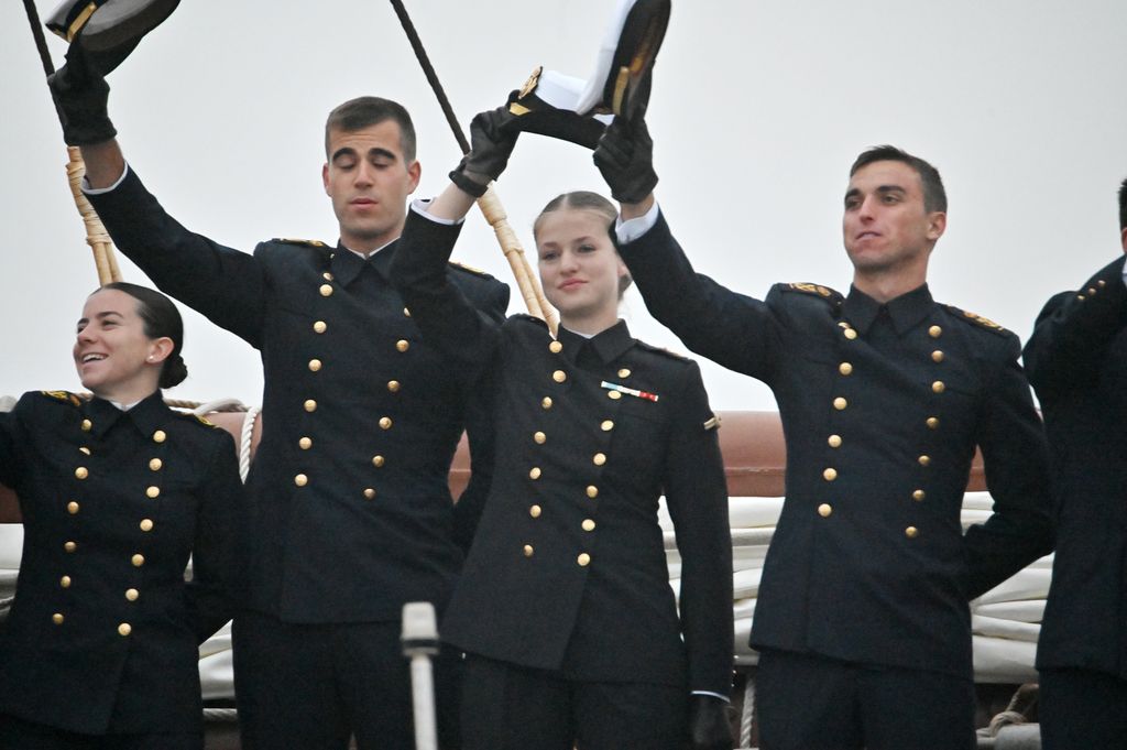 La princesa Leonor llega a Valparaíso (Chile) en Elcano en abril de 2025