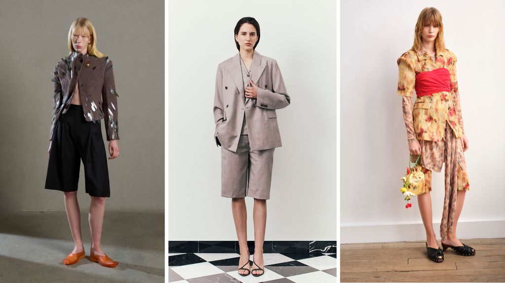 En las colecciones SS26 vimos diferentes maneras de incorporar las bermudas al 'power suit'.