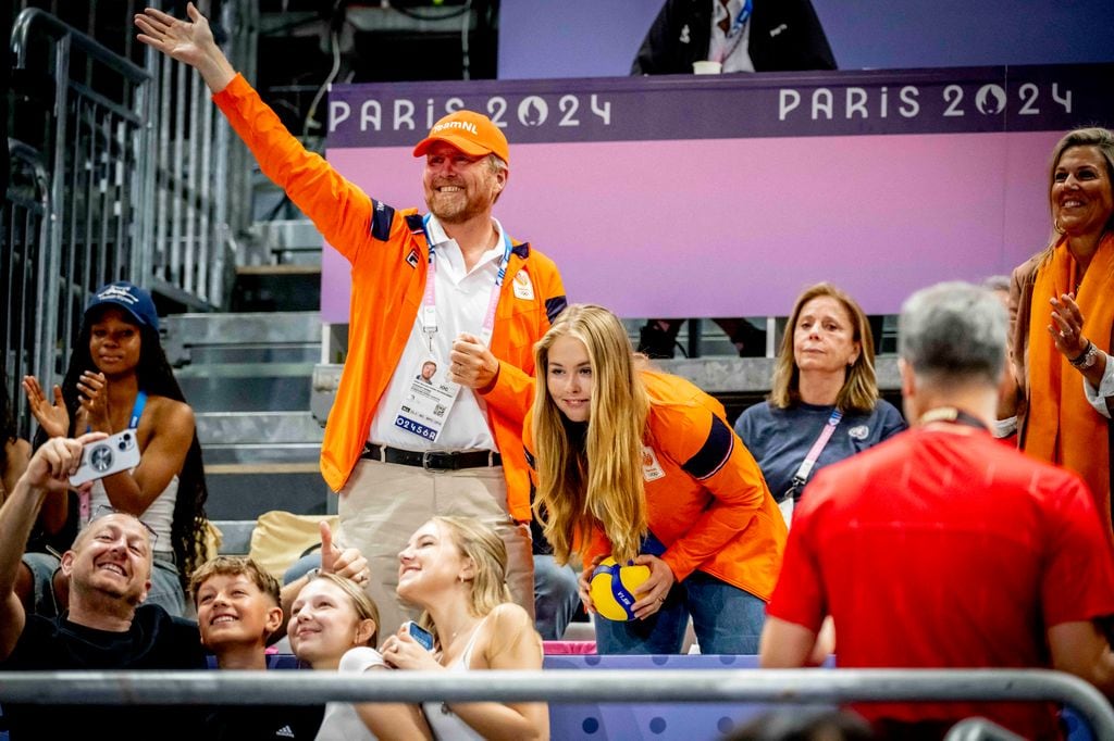 Rey Guillermo y princesa Amalia. Juegos Olímpicos 2024. París