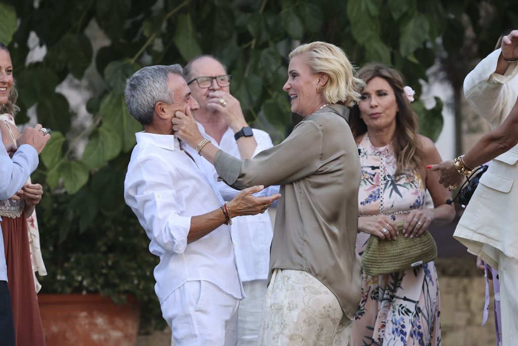 María Zurita, en la boda de Susanna Griso y Luis Enríquez Nistal