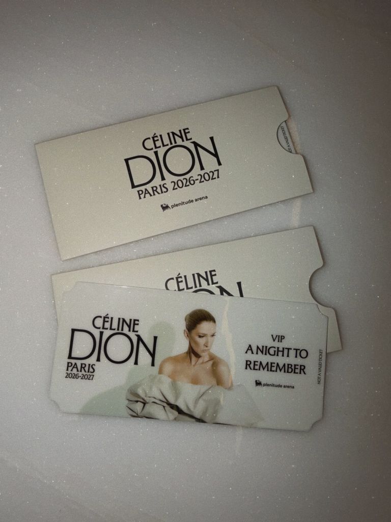 En París asistieron a uno de los conciertos de Celine Dion