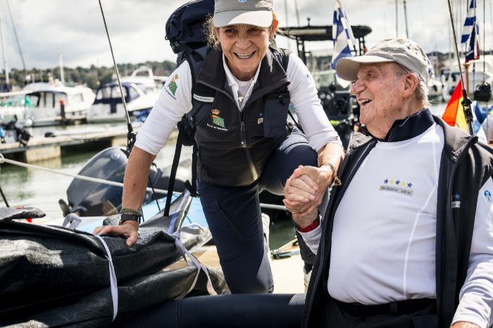 Juan Carlos y la Infanta 