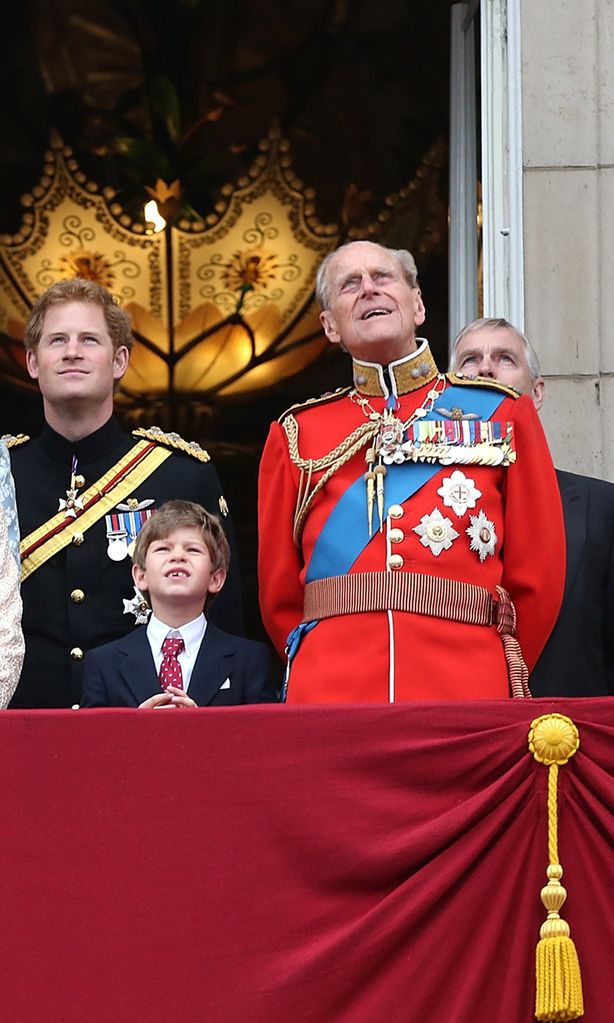 prince philip and james viscount severn
