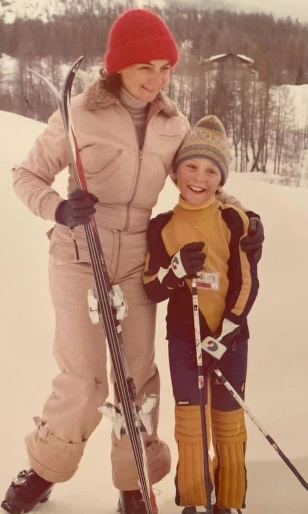 Gianluca Vacchi y su madre