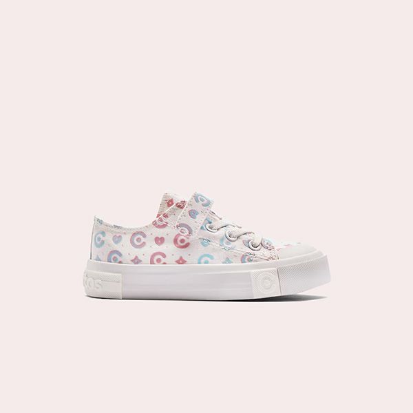 Zapatillas de Lona Baja Velcro Multicolor de Conguitos