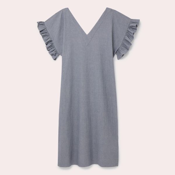 vestido gris