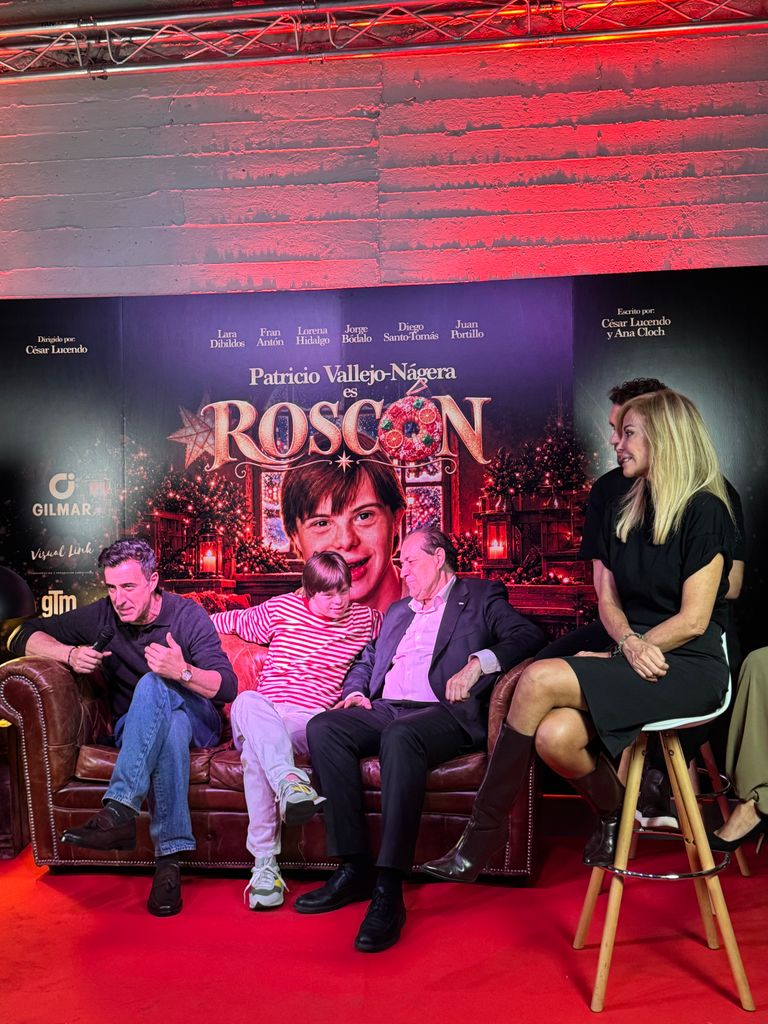 Lara Dibildos en la presentación de 'Roscón, el gran espectáculo de la Navidad'