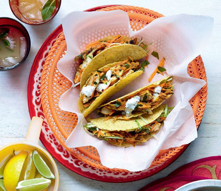 Tacos de pavo a la lima limón