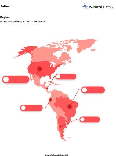 Ejercicio de neurofitness: ¿Qué países están representados?