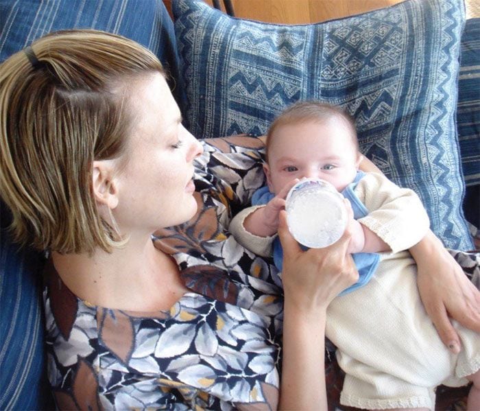 Linda Evangelista es madre de  un niño, Augustin, con Francois-Henri Pinault