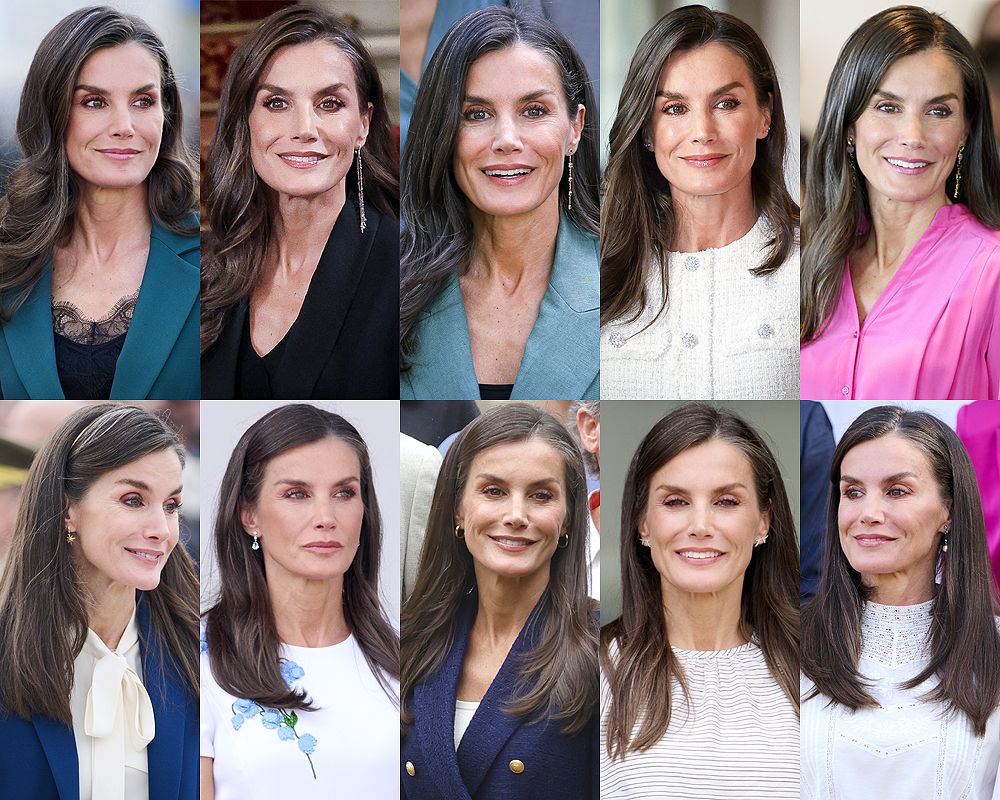 El peinado favorito de la reina Letizia