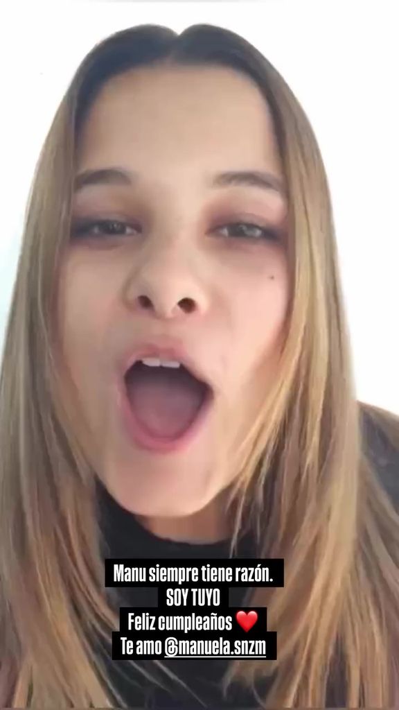 Alejandro Sanz le dedicó lindas palabras a su hija mayo. 