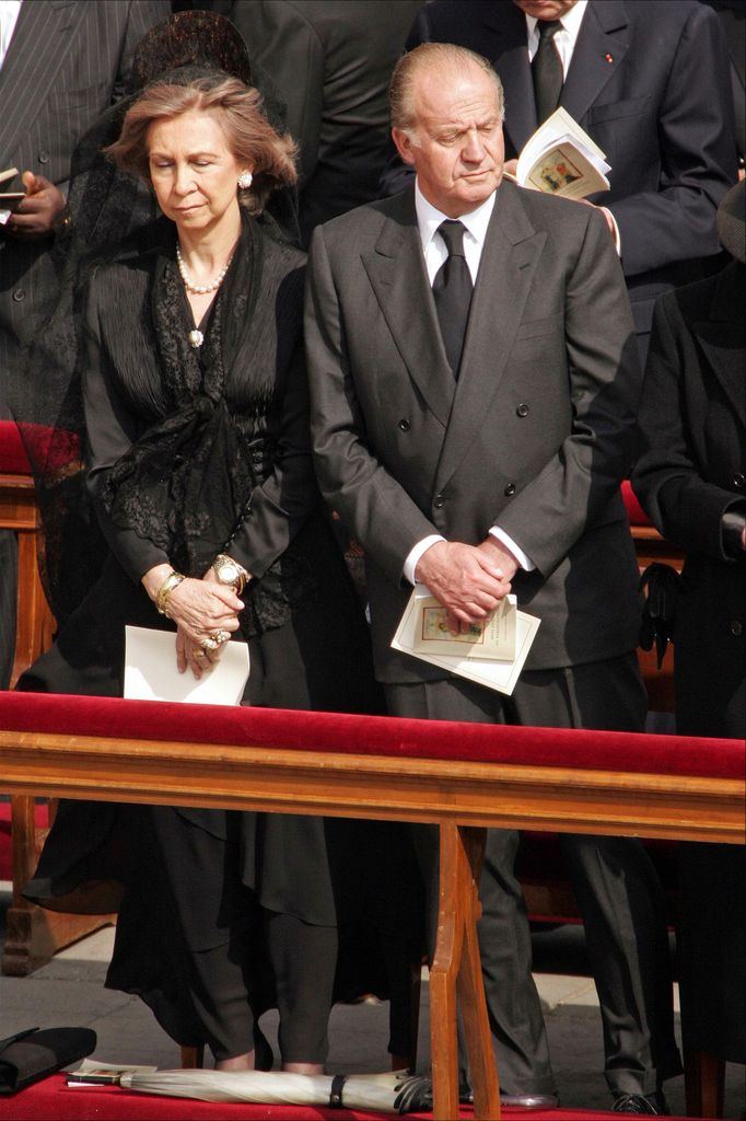 Funeral del papa Juan Pablo II el 8 de abril de 2005 en el Vaticano.