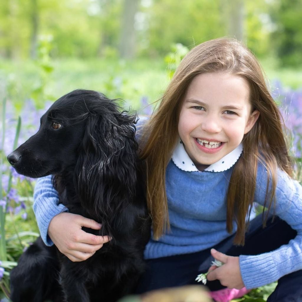 Imagen de Charlotte en su cumpleaños del año 2022