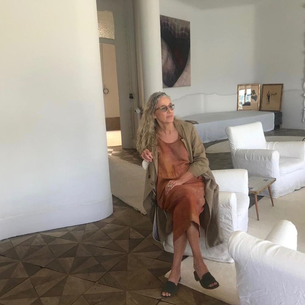Ana Viladomiu, en su casa de La Pedrera