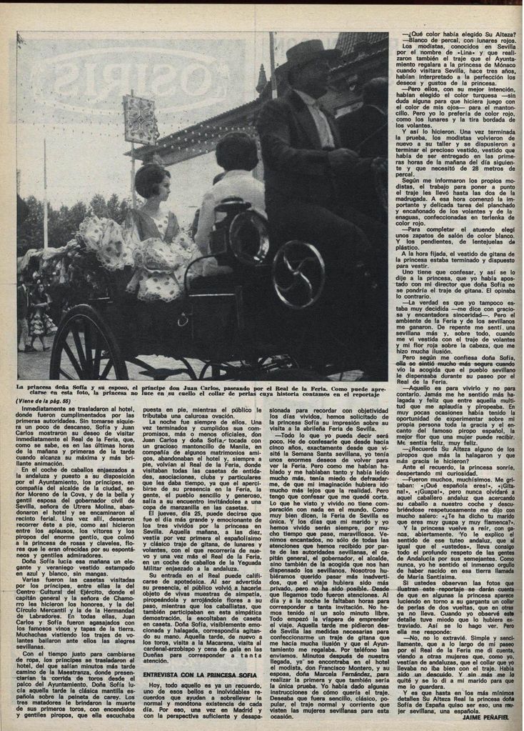 Reina Sofía Feria de Abril