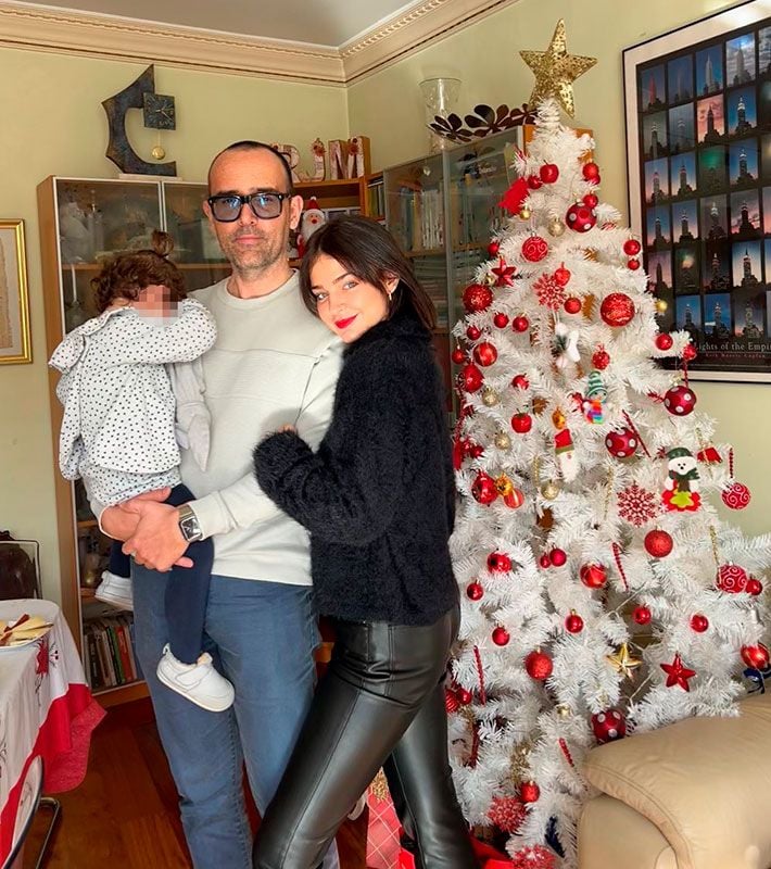 Familia en Navidad