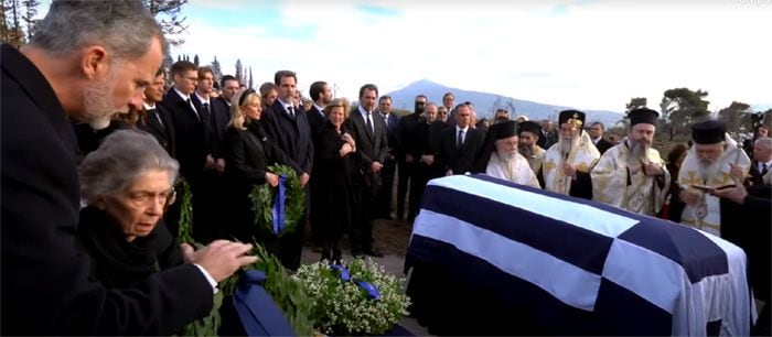 Don Felipe y su tía, Irene de Grecia