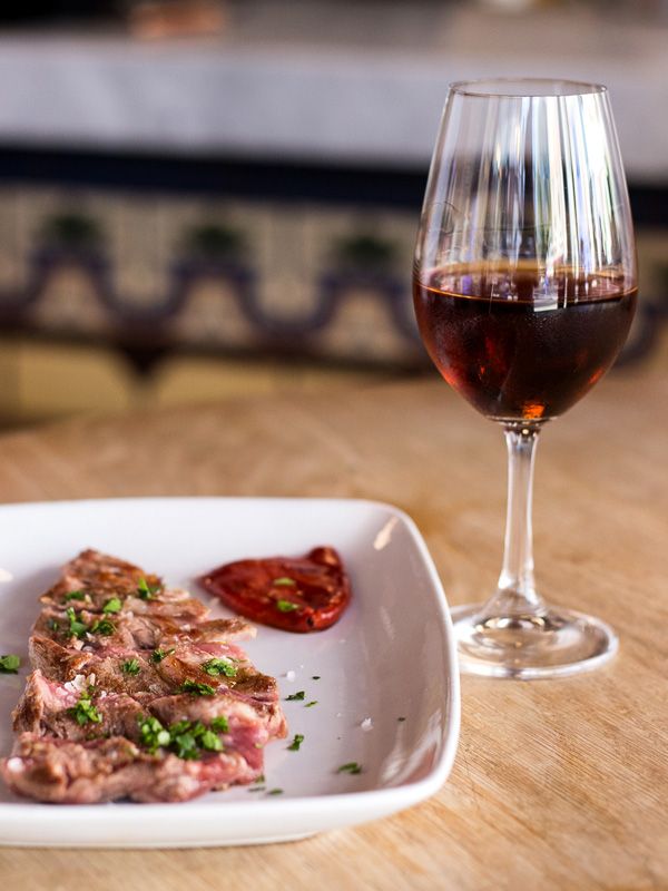 Plato de presa ibérica, del chef José Pizarro