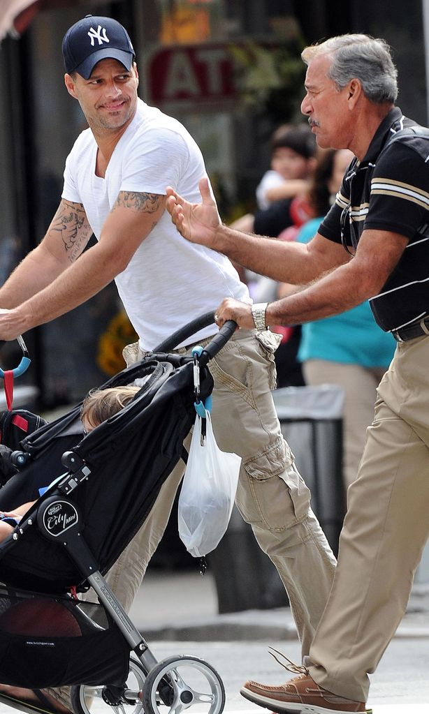 ricky martin y su pap 