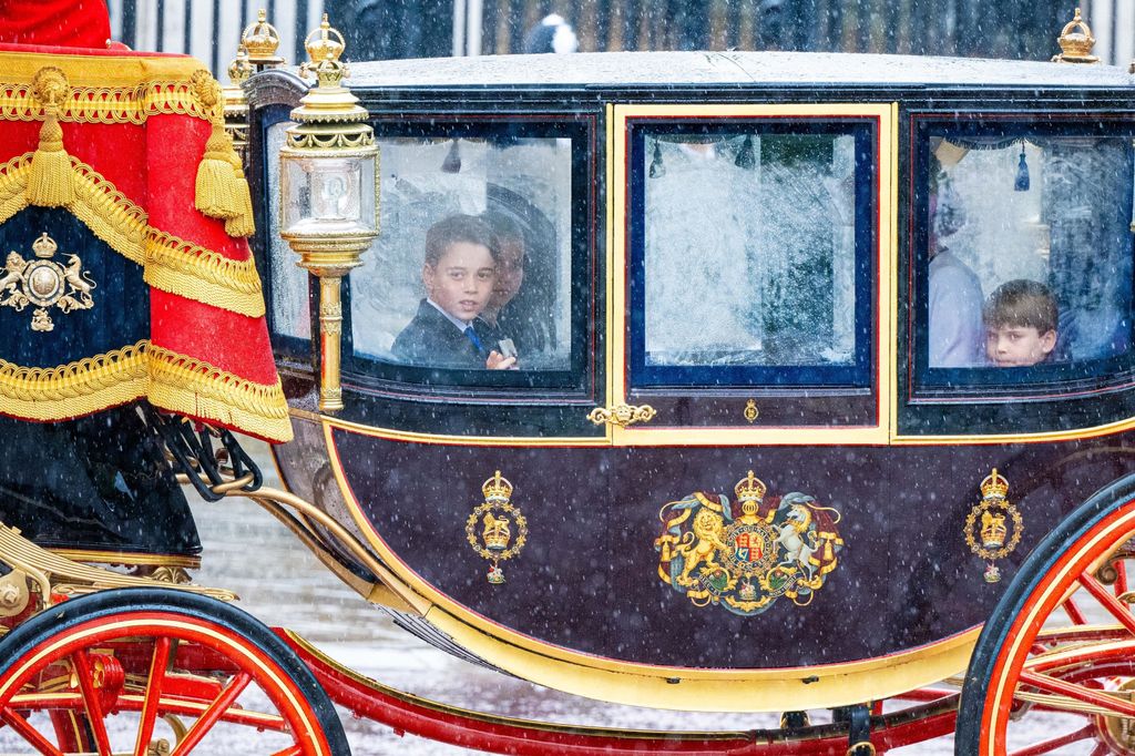 Príncipe George en el Trooping the Colour en junio de 2024