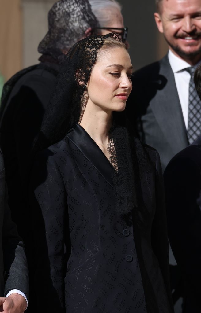 Beatrice Borromeo en la visita del Papa León XIV a Mónaco, 2026.