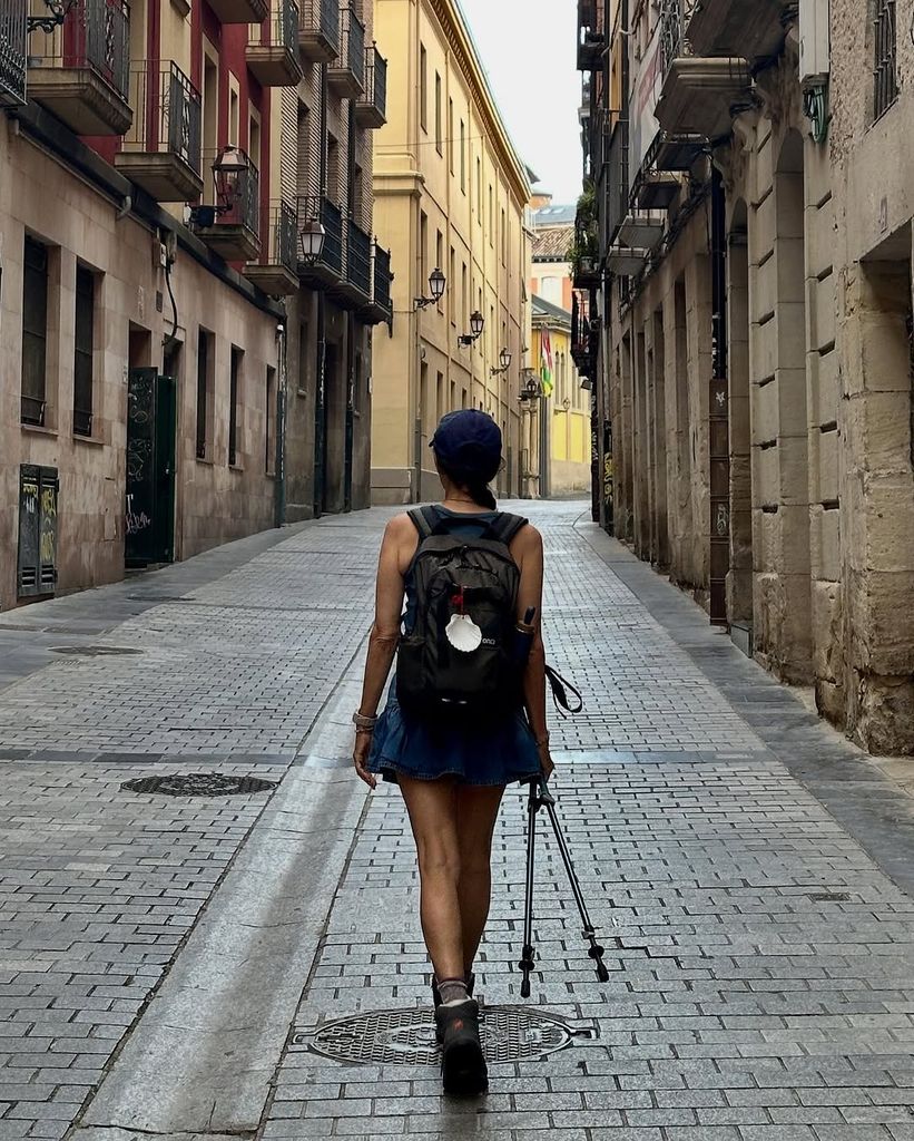 La condesa Alexandra haciendo el Camino de Santiago por la Rioja, Logroño y Nájera