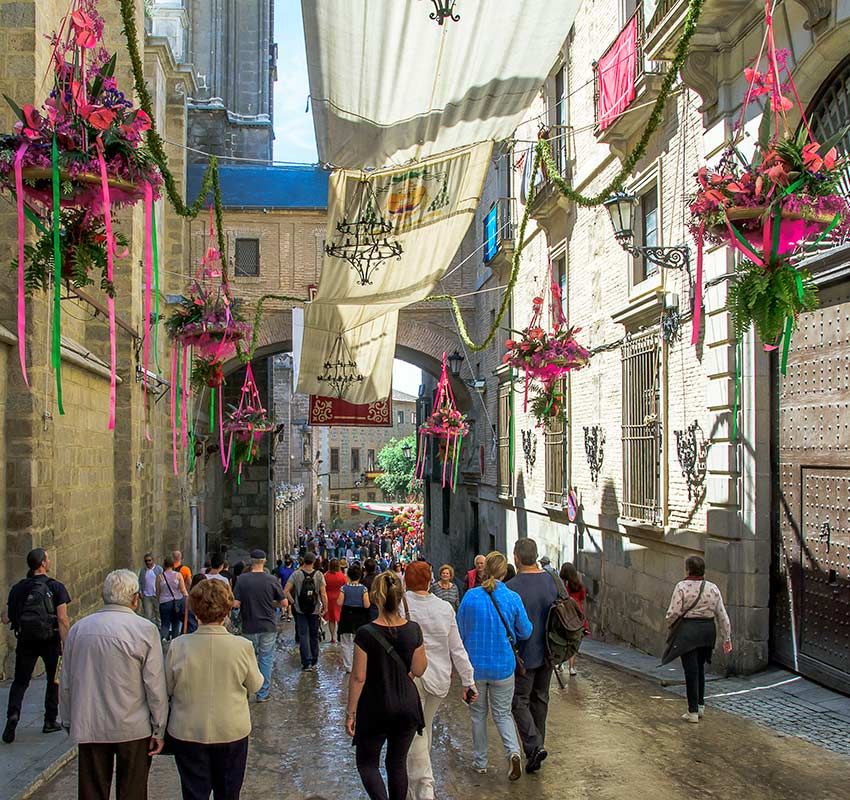 ¿Cómo se celebra la fiesta del Corpus Christi en Toledo?