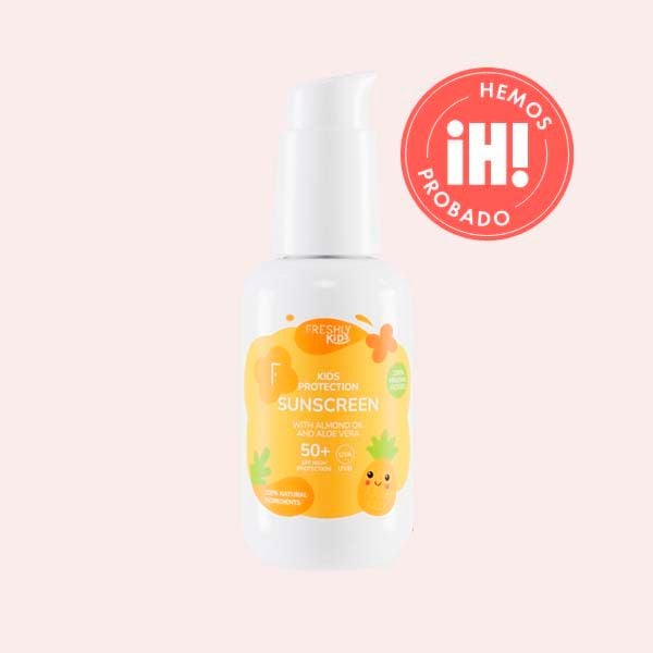crema solar ninos frehsly kids