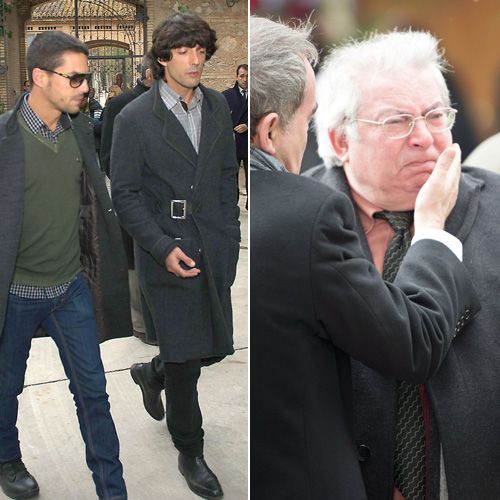 El hermano de Pepe Sancho no podía ocultar su tristeza