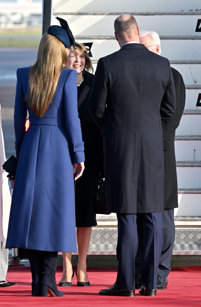 El príncipe Guillermo y Kate Middleton reciben al presidente alemán, Frank-Walter Steinmeier, y a su mujer en Londres, el 3 de diciembre de 2025