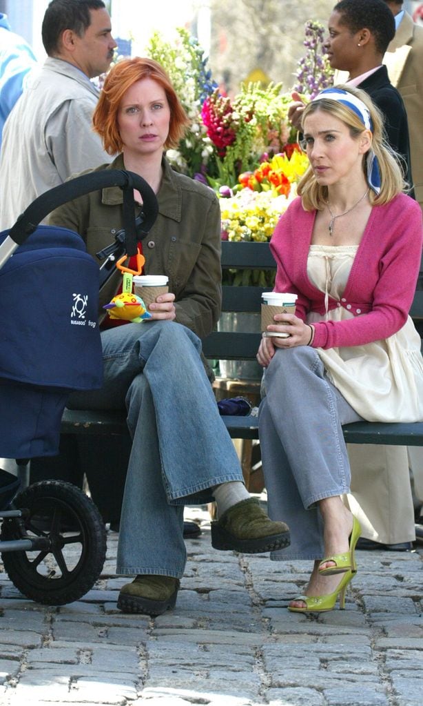 cynthia nixon y sarah jessica parker en sexo en nueva york