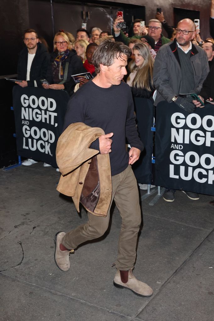 Daniel Moder asiste a la obra de George Clooney en Nueva York