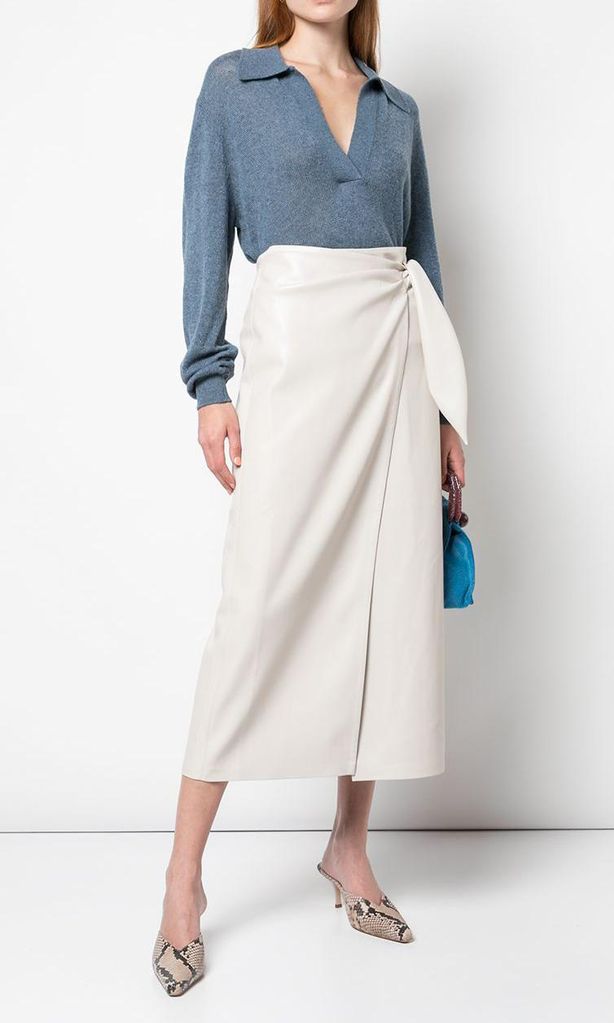 falda midi de nanushka