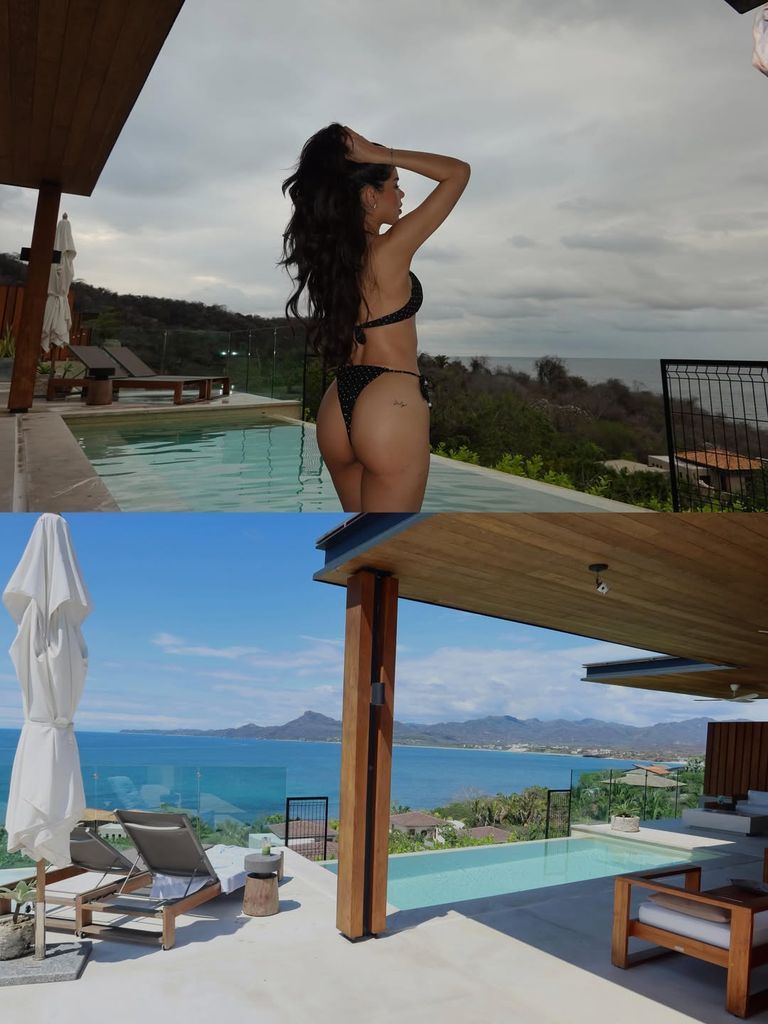 Kenia Os deslumbró a sus seguidores con sus fotos en bikini.