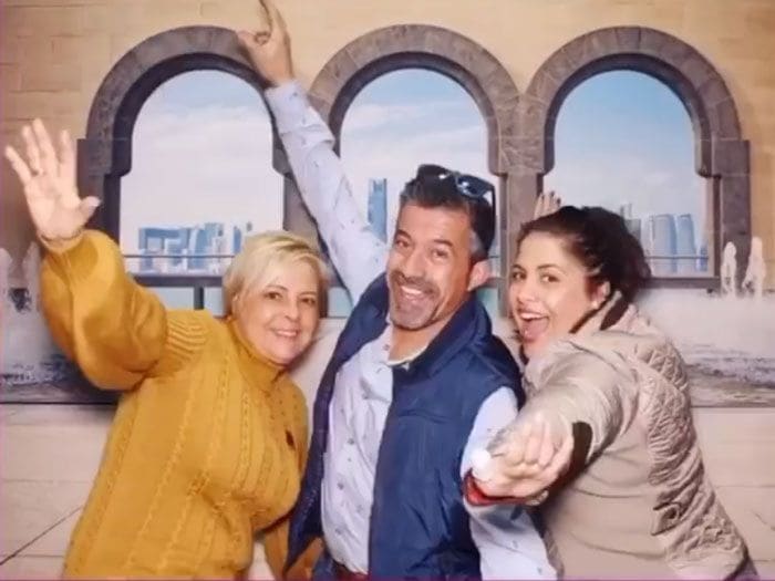 Jose Luis Losa, Inma Simarro y su hija Inma