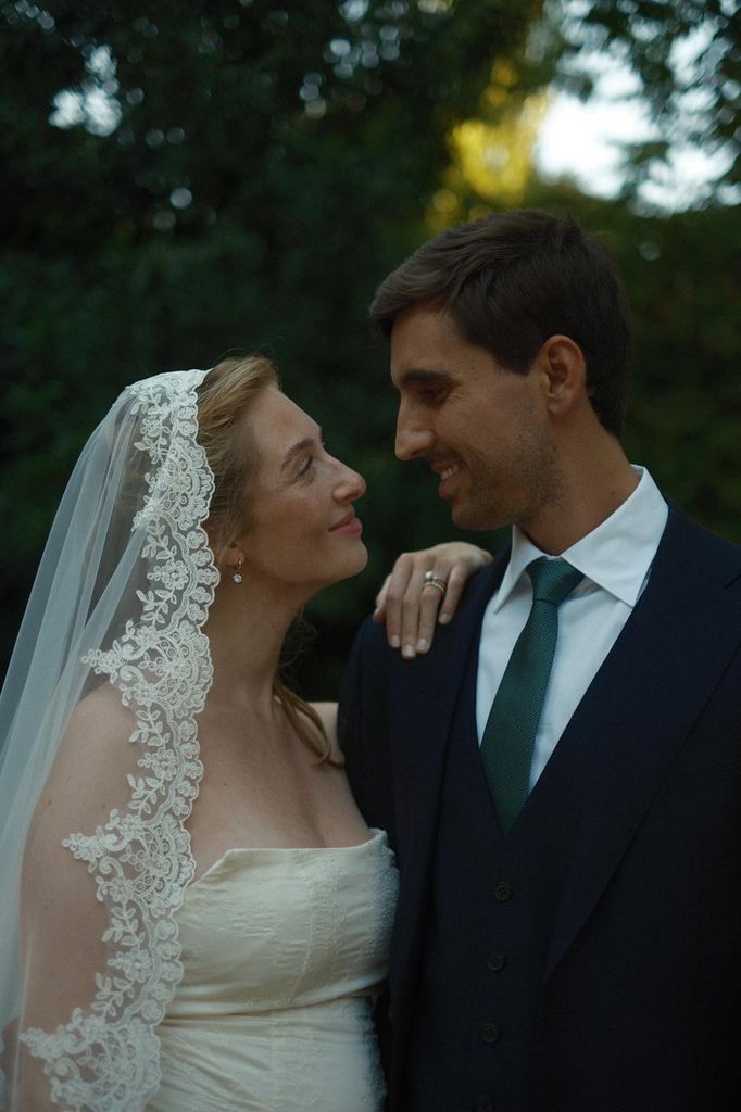 La baronesa Leonie von Ungern-Sternberg con su marido, Ricardo