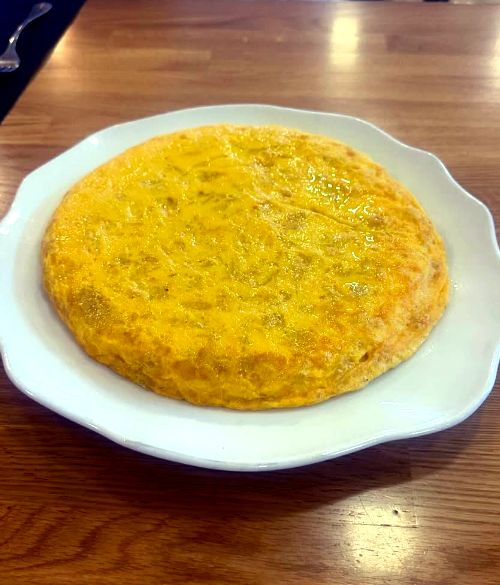 Tortilla de El Caserío de Tión, en A Coruña, tercer puesto del campeonato. 