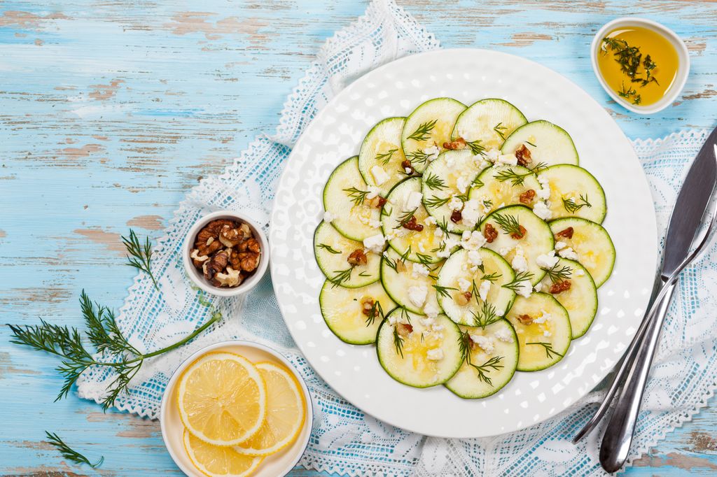 Carpaccio de calabacín