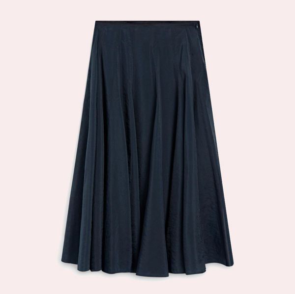 Falda midi jaretas