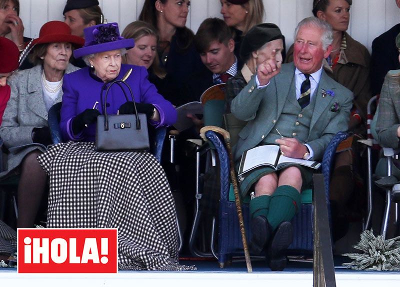 Isabel II y Carlos de Inglaterra