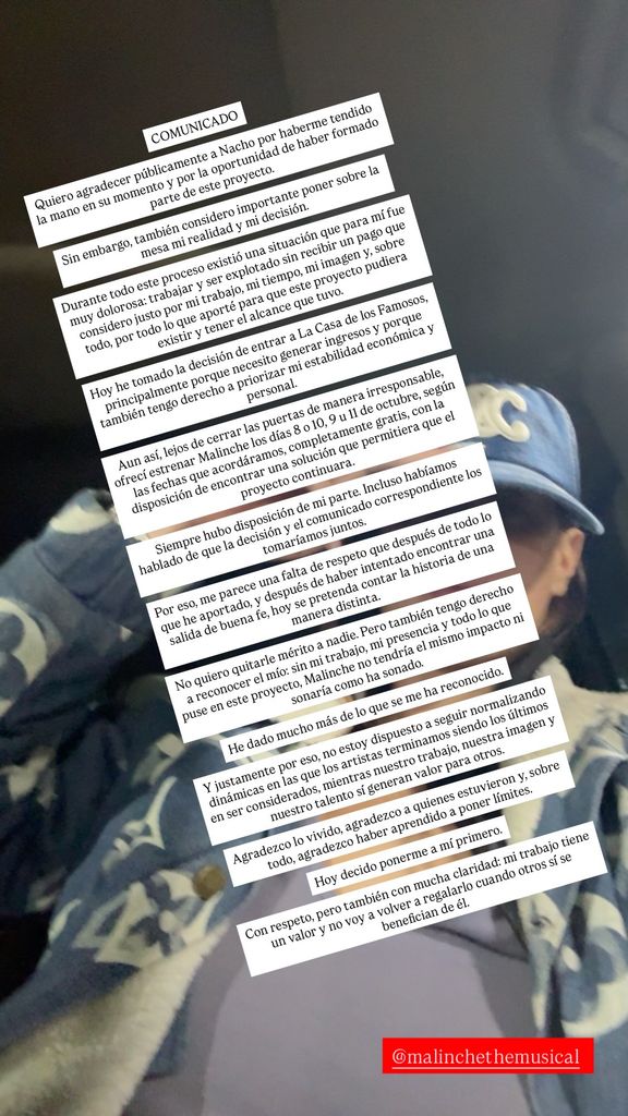 Gala Montes compartió su comunicado ante la situación
