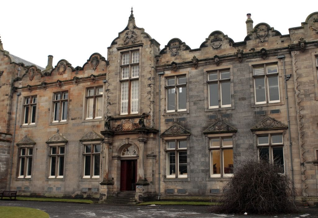 St Salvator's Quad, la residencia de estudiantes en la Universidad de St. Andrews de Escocia en la que vivieron el príncipe Guillermo y Kate cuando se conocieron 